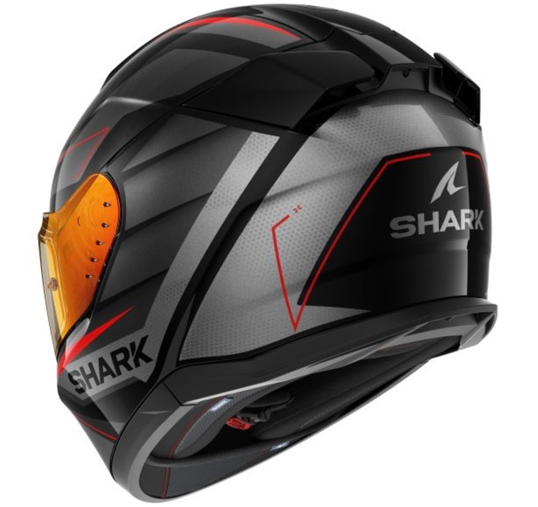 Каска SHARK D-SKWAL 3 SIZLER BLACK/GREY/RED