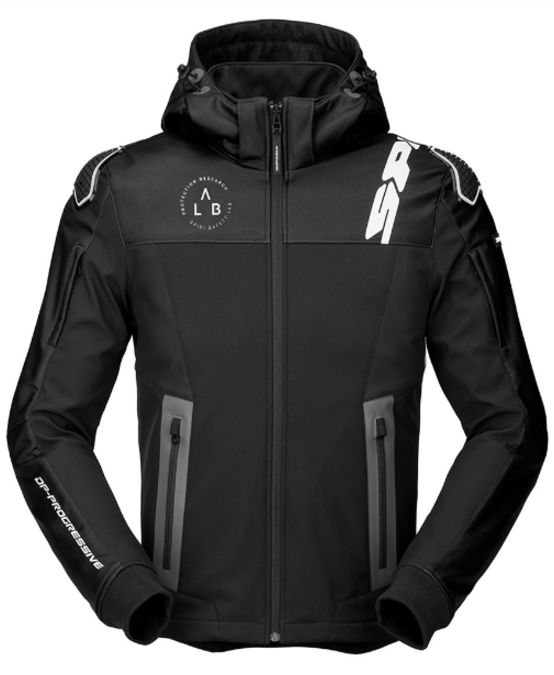 Текстилно мото яке SPIDI HOODIE WARRIOR BLACK/WHITE