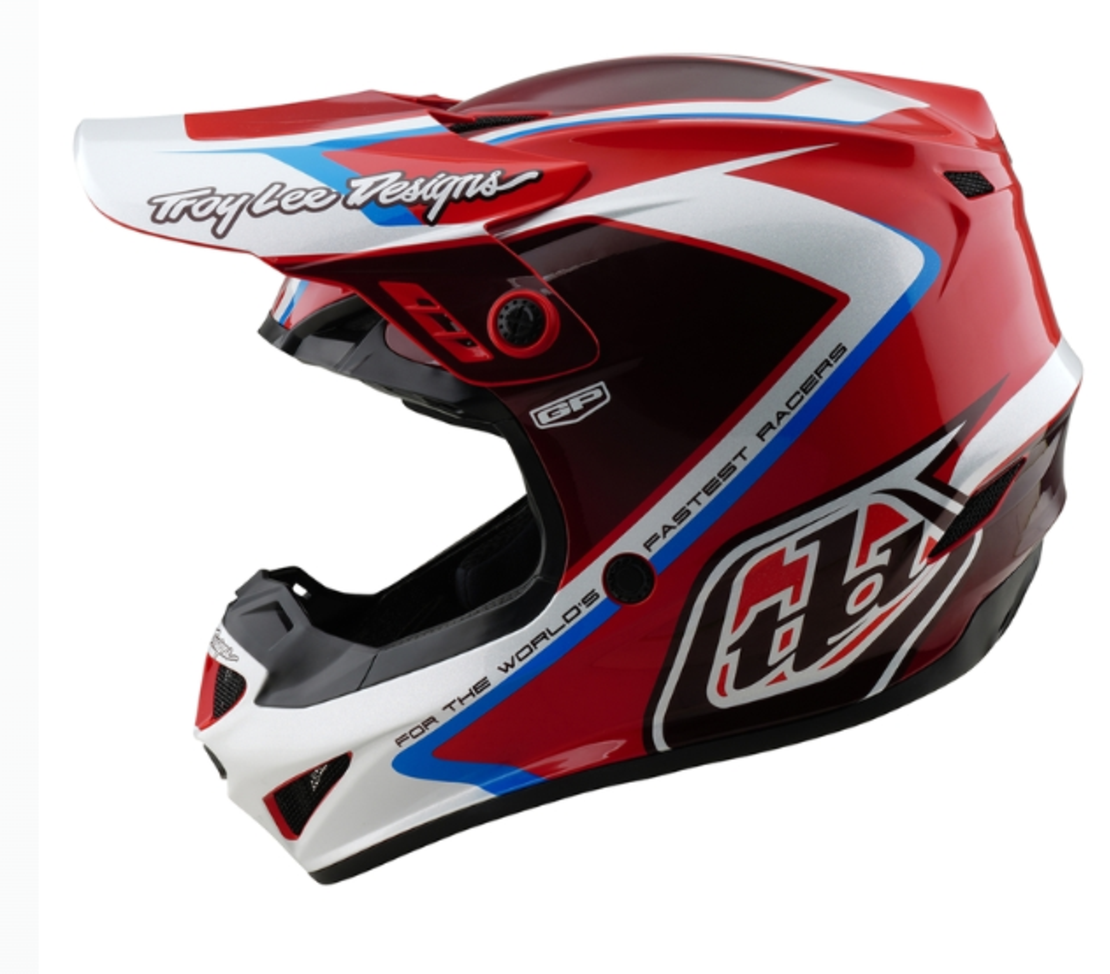 Детска мотокрос каска TROY LEE DESIGNS GP Shutter - Red/White