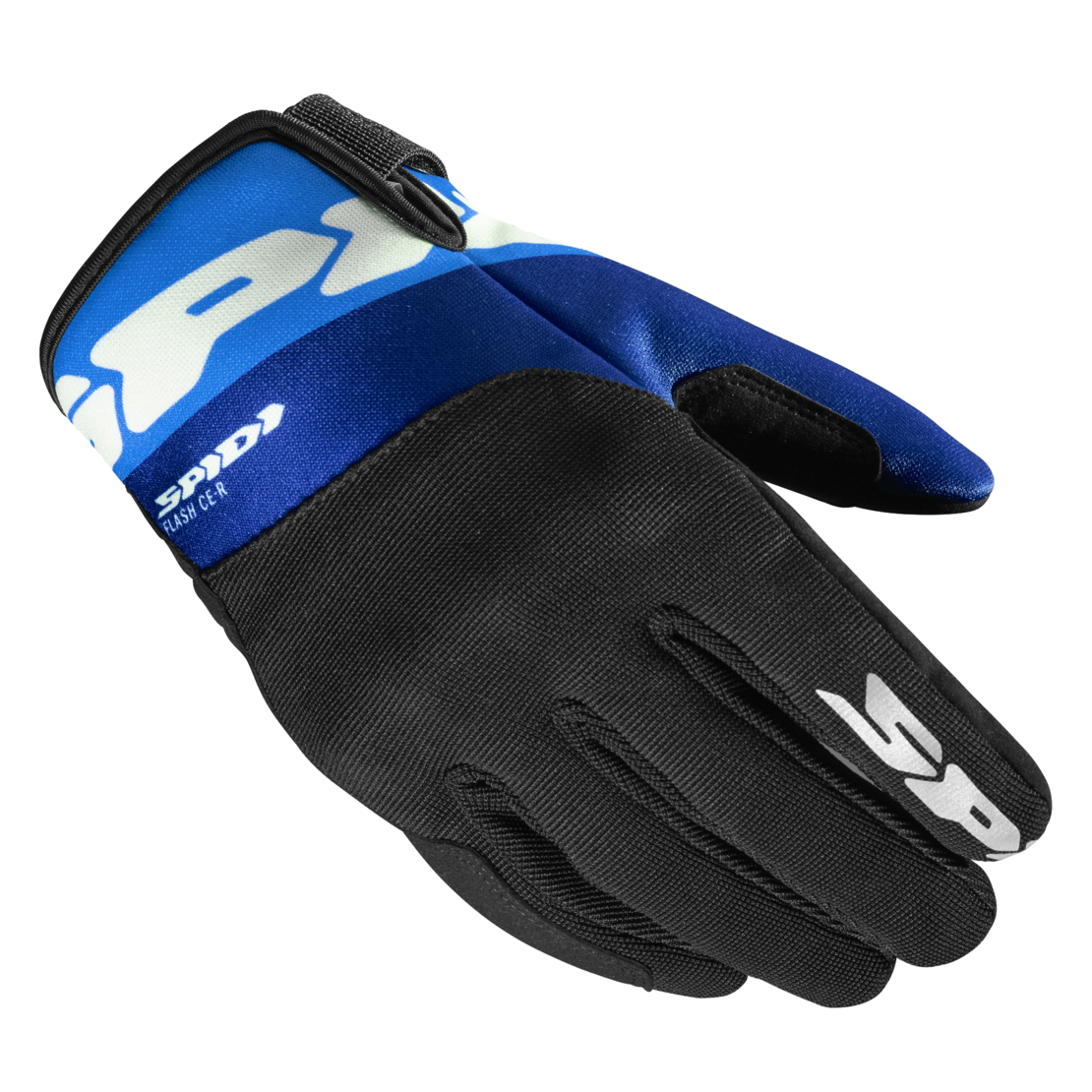 Текстилни мото ръкавици SPIDI Flash-KP Tex White/Blue
