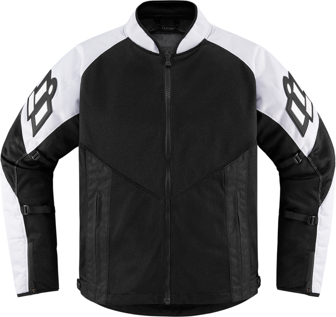 Текстилно мото яке ICON MESH AF WHITE