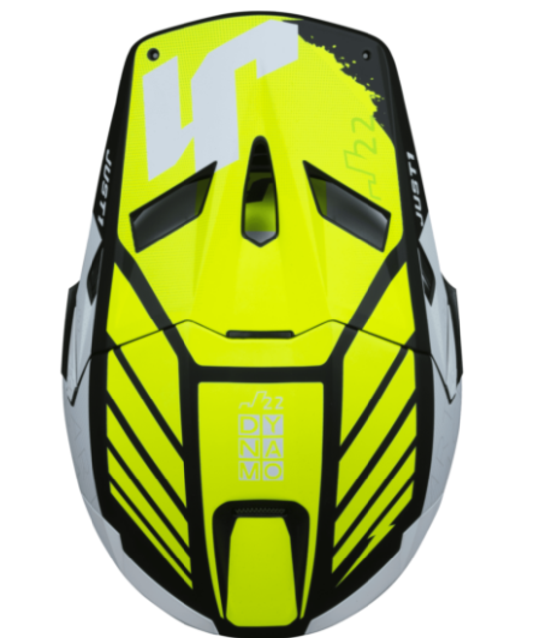 Mотокрос каска Just1 J-22 F Dynamo Fluo Yellow/White/Black