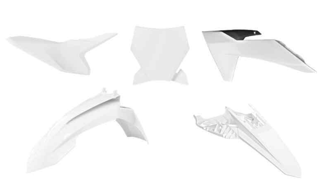 Комплект пластмаси RACETECH Plastic Kit (White) KTM SX 50 24-25