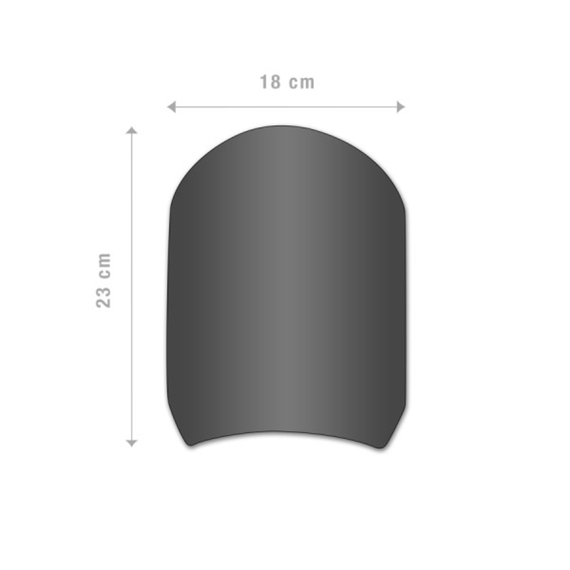 Черна слюда за мотор CLASSIC от алуминий BARRACUDA Benelli Leoncino