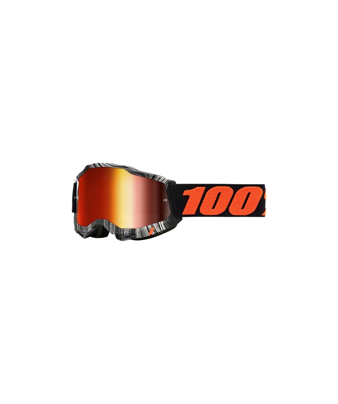 Мотокрос очила 100% ACCURI2 GEOSPACE - MIRROR RED
