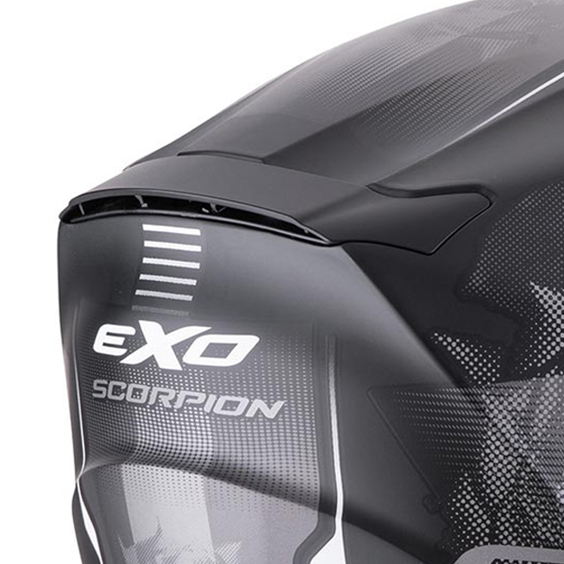 Каска SCORPION EXO 391 Ava Mat/Black/Silver