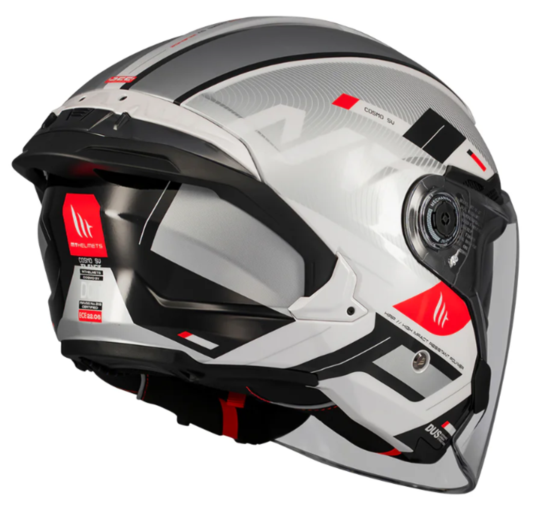 Скутер каска MT COSMO SV SILENCE A2 GREY GLOSS