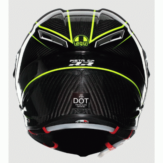 МОТО КАСКА AGV PISTA GP RR PERFORMANTE CARBON/YELLOW FLUO