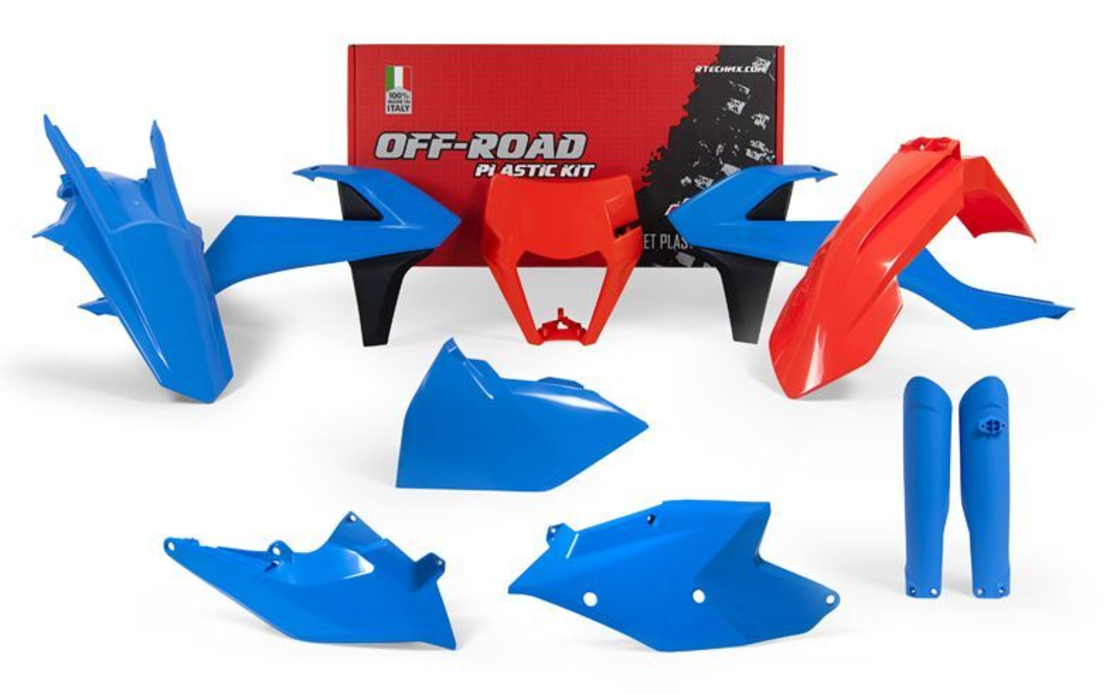 Комплект пластмаси RACETECH Plastic Kit Vintage Blue/Orange Limited Edition KTM 17-19