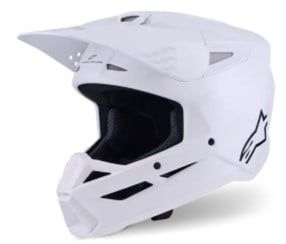 Мотокрос каска ALPINESTARS SM3 WHITE-GLOSS