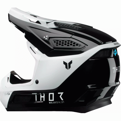 Мотокрос каска THOR FLEET STORM BLACK/WHITE