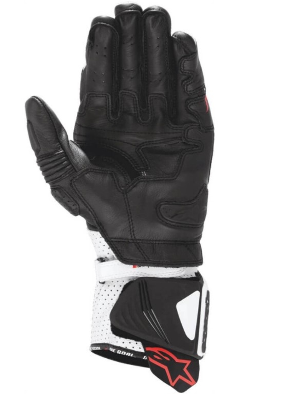 Кожени ръкавици ALPINESTARS GP PRO V4 BK/WH