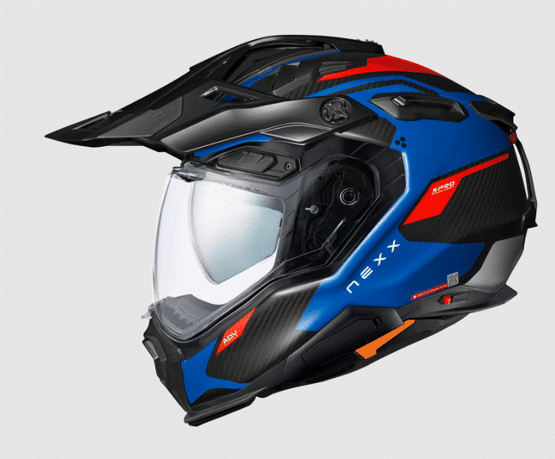 Адвенчър каска NEXX X.WED3 GOBI RED/BLUE