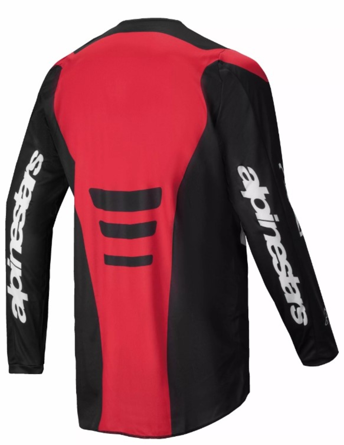 Мотокрос джърси Alpinestars FLUID HAUL BLACK/WHITE