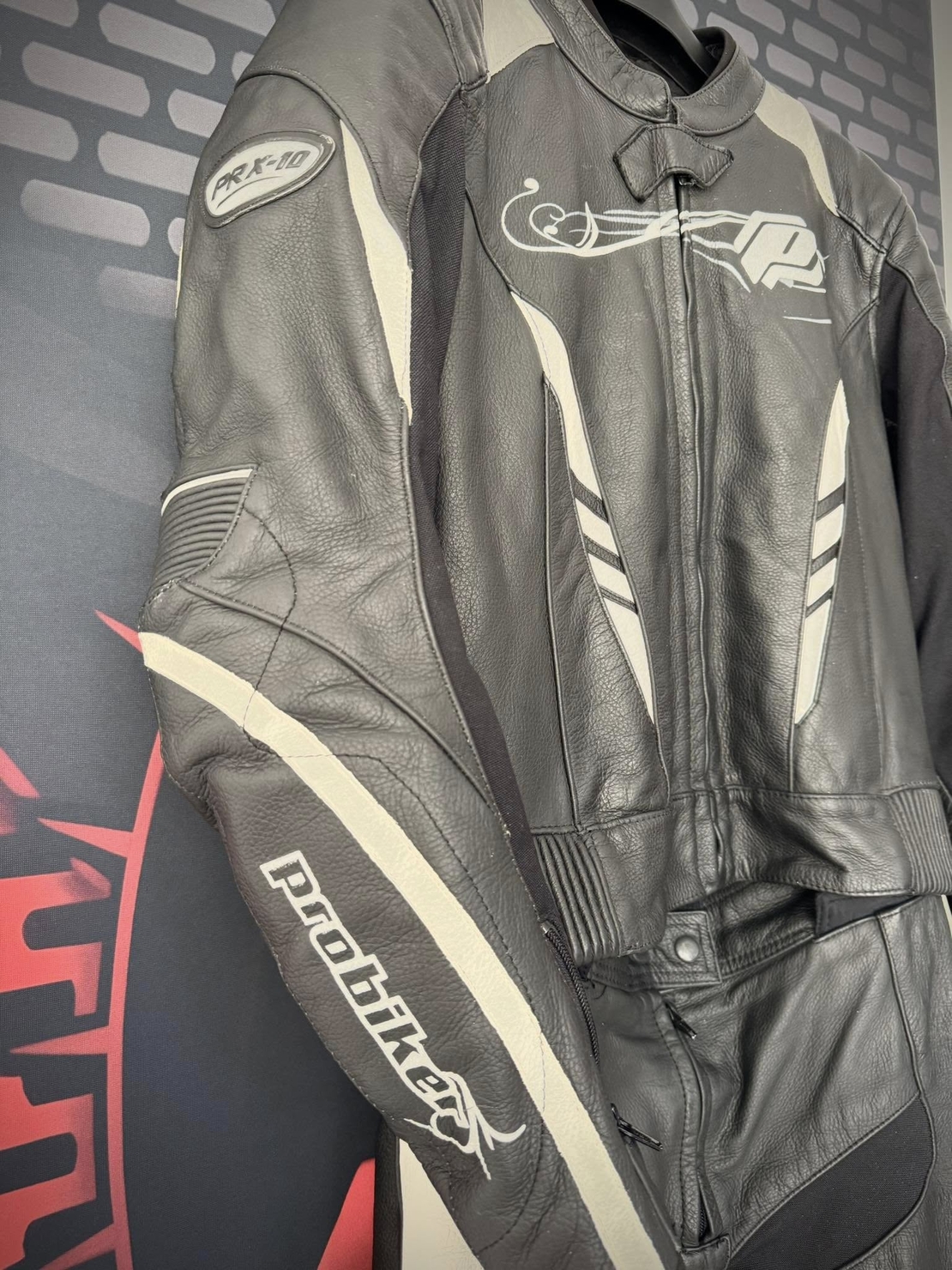 Дамски Кожен мото екип Probiker PRX-10 номер 42-XL на две части