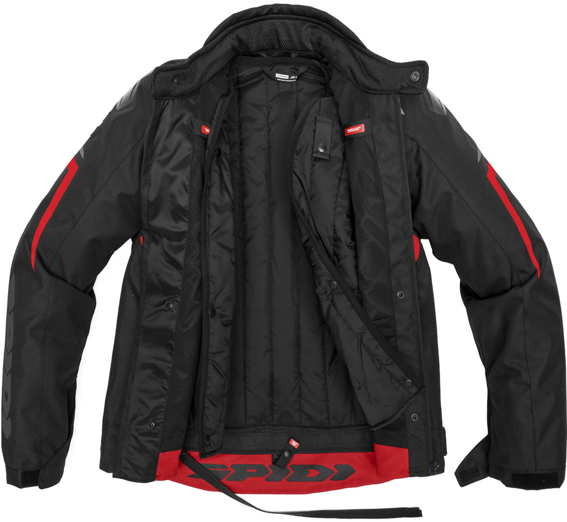 Текстилно мото яке SPIDI SPORTMASTER H2OUT BLACK/RED