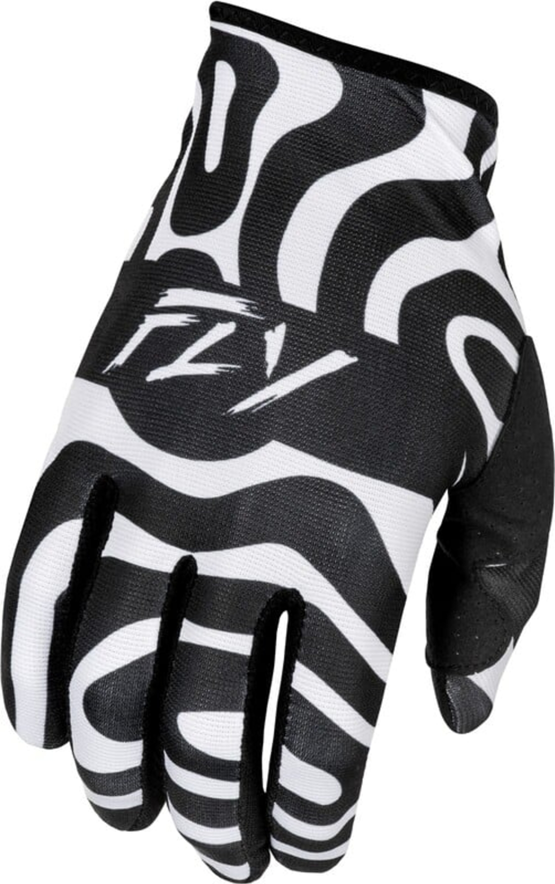 Мотокрос ръкавици FLY RACING Lite L.E. Abyss- White/Black 2025