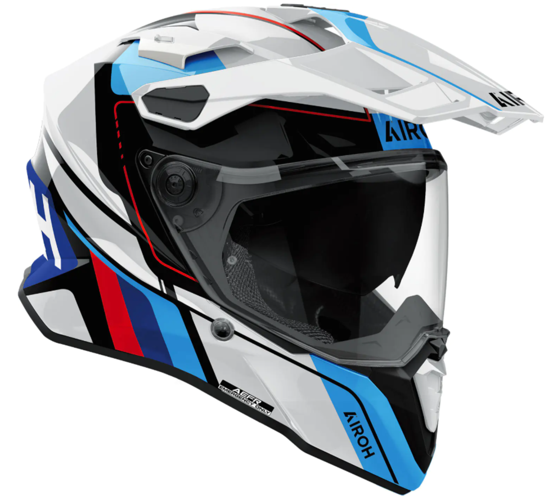 Каска AIROH COMMANDER 2 SKIP WHITE/RED