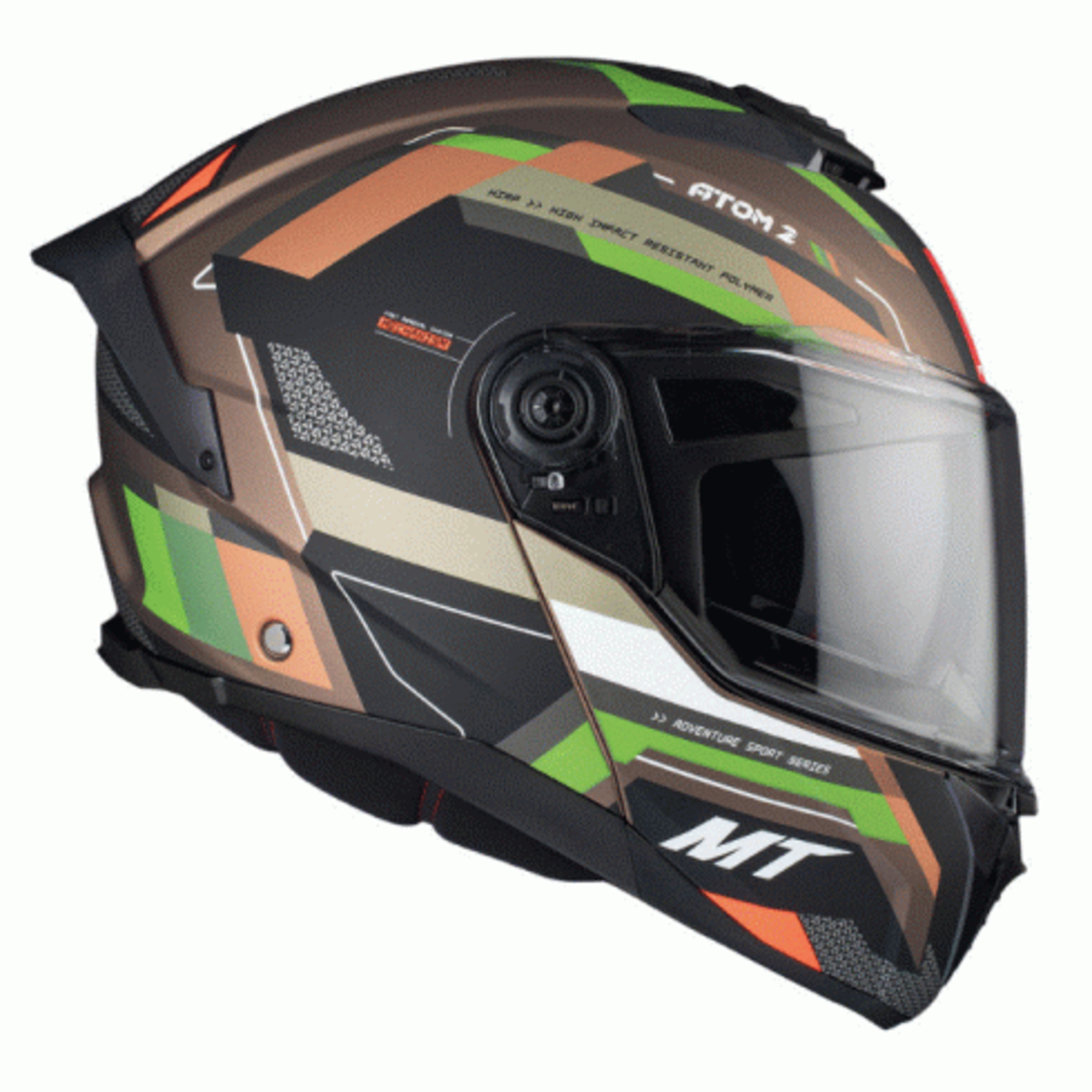 Отваряема каска MT ATOM 2 SV BAST A6 MATT