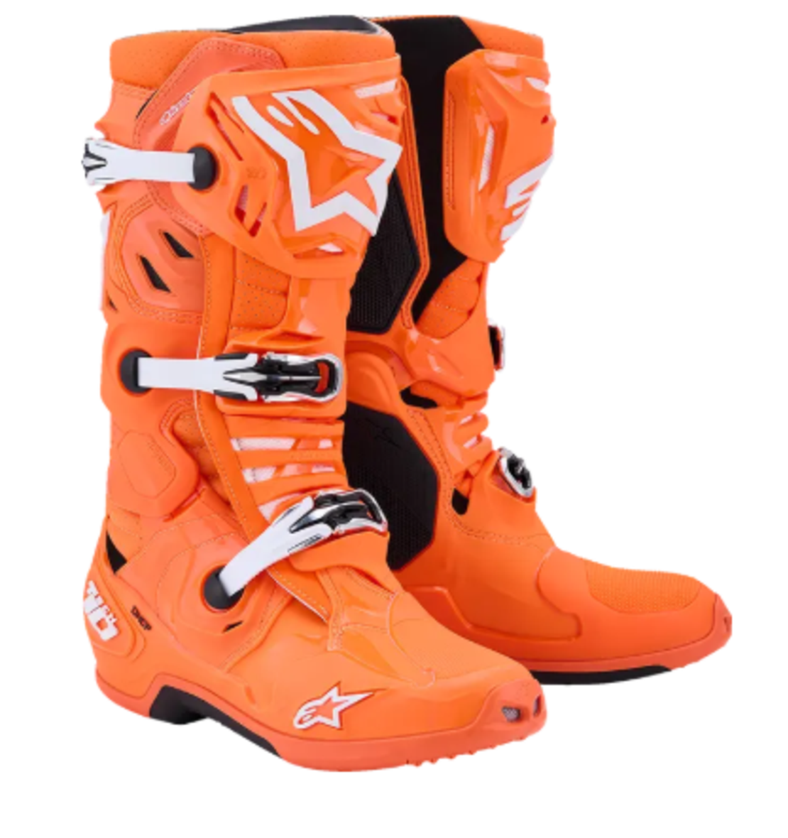 Мотокрос ботуши ALPINESTARS TECH 10 SUPERVENTED ORG FL/BLK/WHT