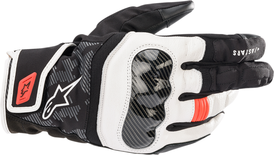 Мото ръкавици ALPINESTARS SMX-Z DRYSTAR Black/White/Red Fluo