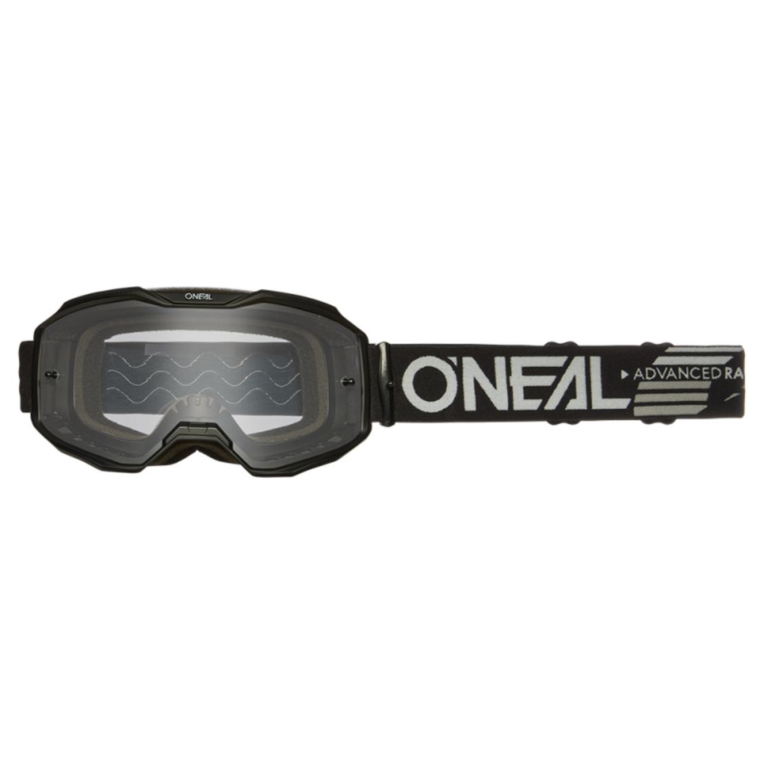 Мотокрос очила O'NEAL B-10 SOLID BLACK - CLEAR V.24