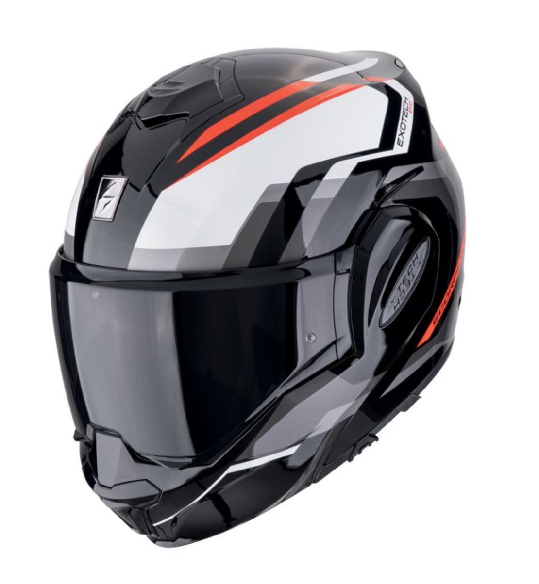 Модуларна каска SCORPION Exo-Tech Evo FURIO BLACK/RED