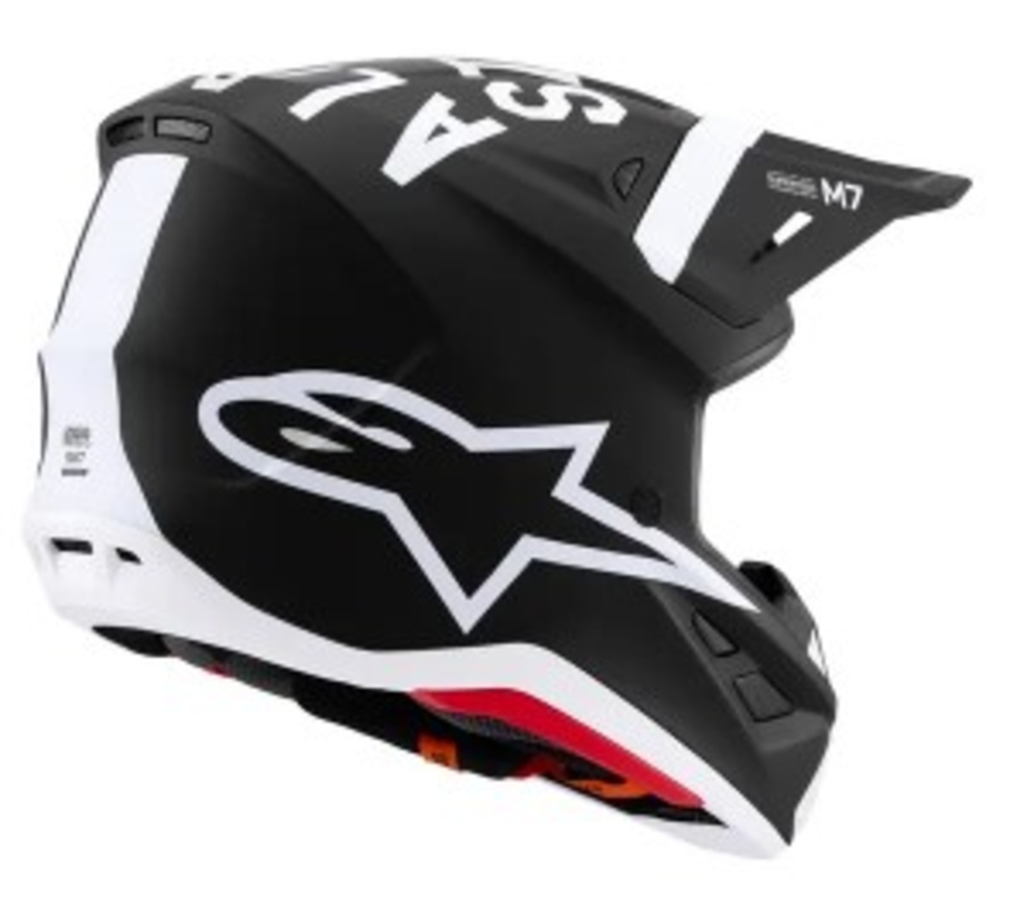 Мотокрос каска ALPINESTARS SM7 DASHER BLK/WHT