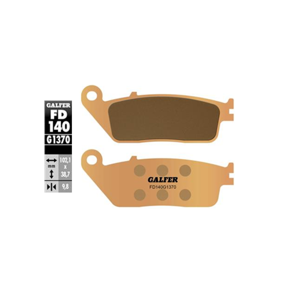 Предни/Задни мото накладки Galfer SINTERED COMPOUND FD140G1370
