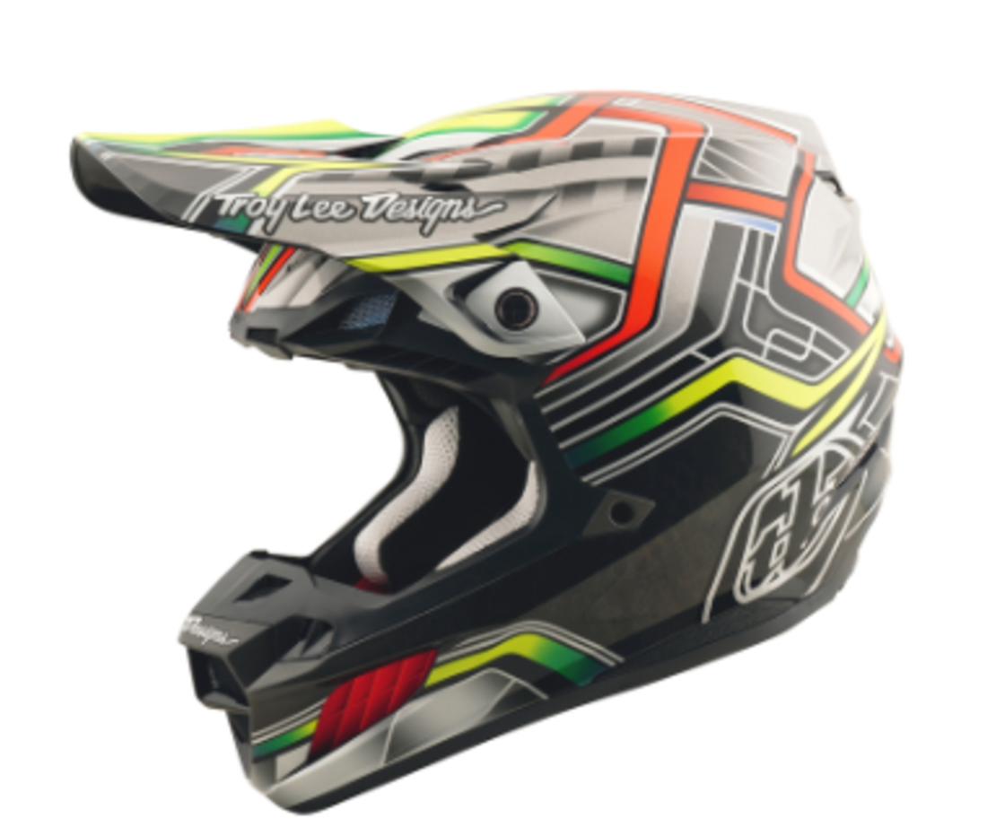 Mотокрос каска TROY LEE DESIGNS SE5 Composite Lowrider - Grey