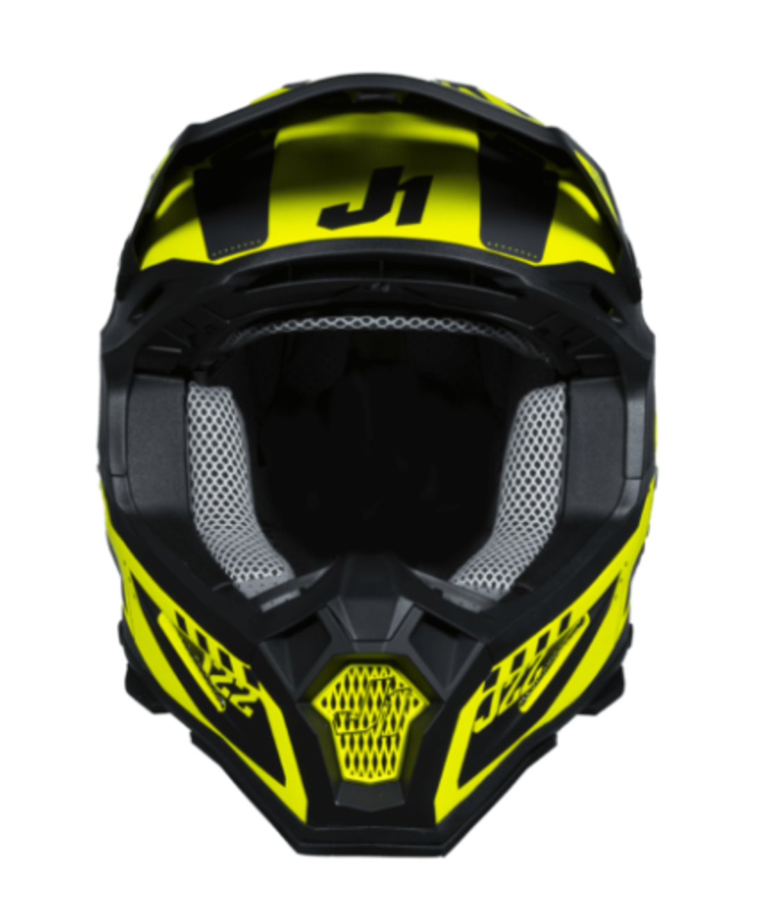 Mотокрос каска Just1 J-22 F Falcon Titanium/Black/Fluo Yellow