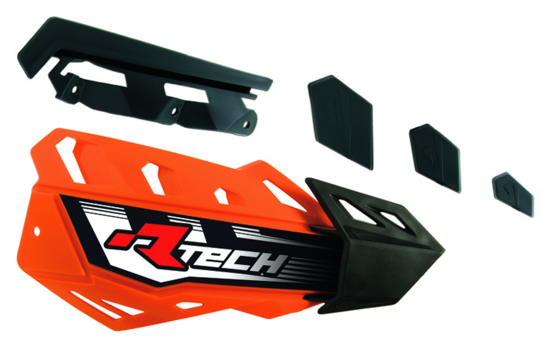 Резервни пластмаси за протектори за кормило RACETECH FLX Handguards Replacement Covers Orange
