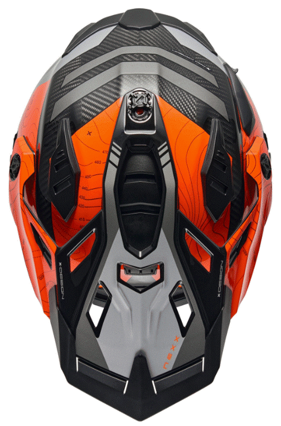 Адвенчър каска NEXX X.WED3 FURKA ORANGE/GREY