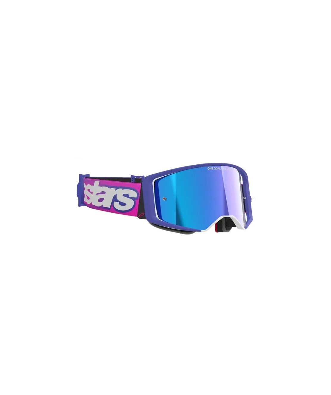 Мотокрос очила ALPINESTARS SUPERTECH VISTA PURPLE/PINK MIRROR-BLUE