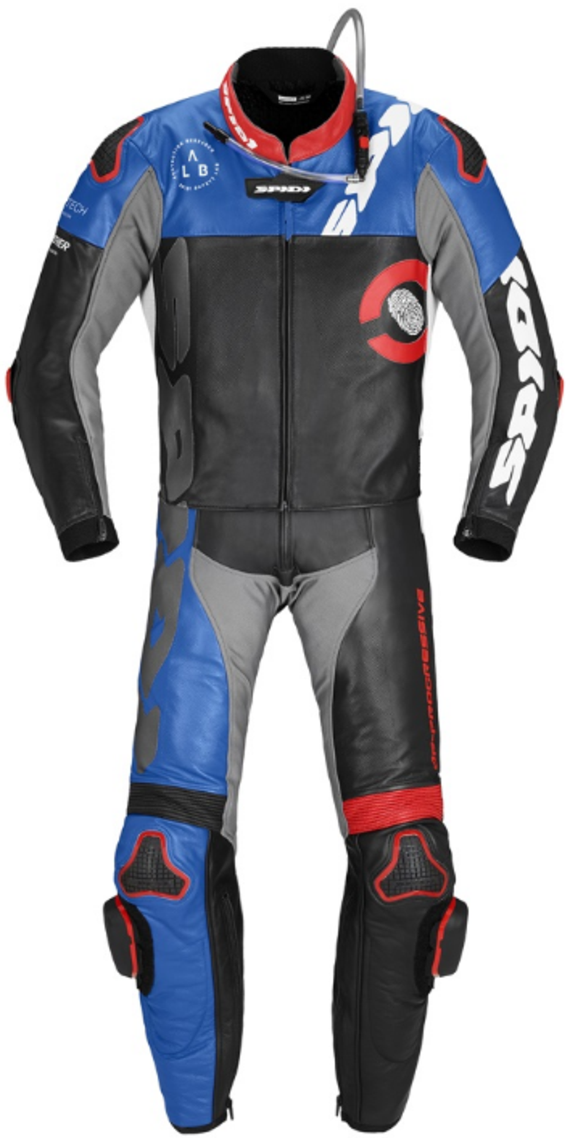 Кожен мото екип SPIDI DP-PROGRESSIVE TOUR Black/Red/Blue