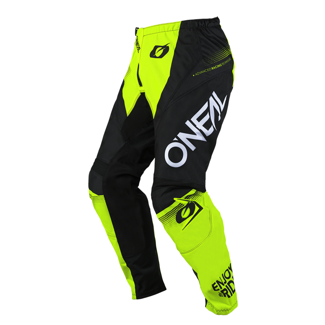 Мотокрос брич O'NEAL ELEMENT RACEWEAR BLACK/NEON YELLOW V.25