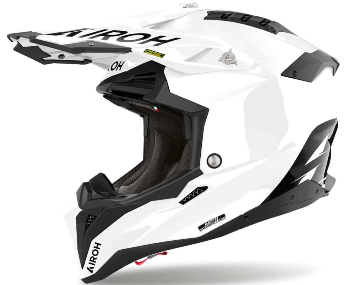 Каска AIROH AVIATOR 3 WHITE GLOSS