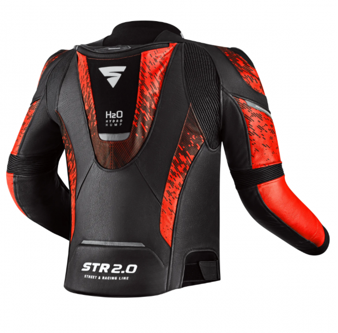 Кожено мото яке SHIMA STR 2.0 BRIGHT RED