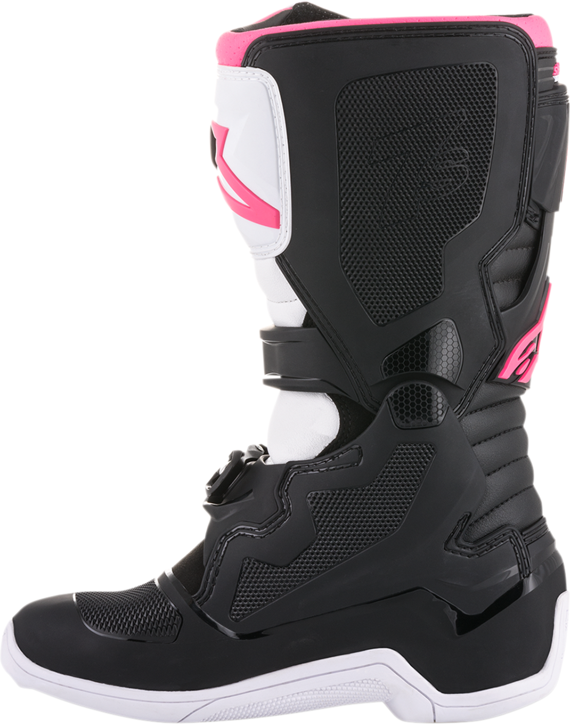 Дамски мотокрос ботуши ALPINESTARS Stella Tech 3 BLACK/WHITE/PINK