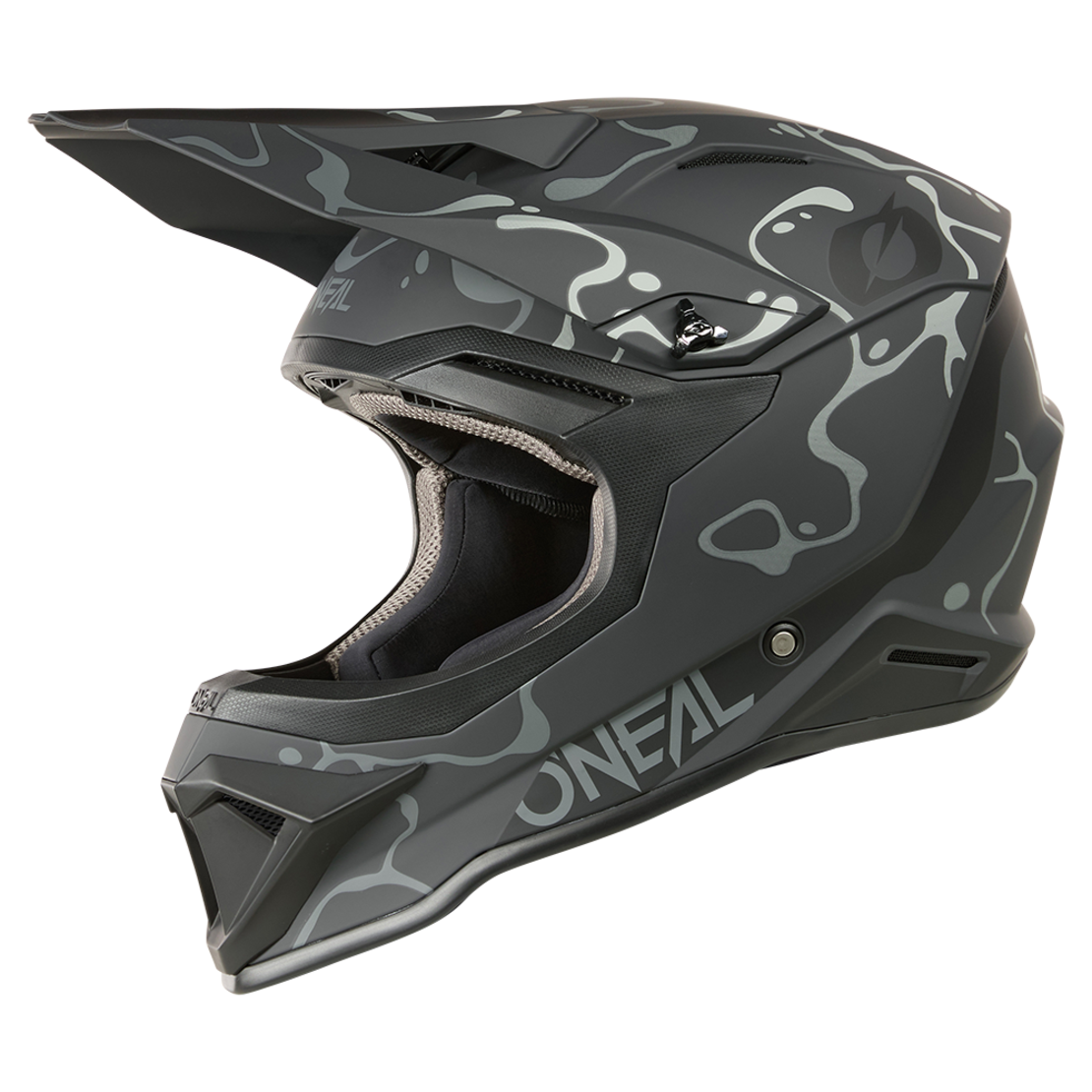 Каска O'NEAL 1SERIES SPLASH BLACK/GRAY V.26