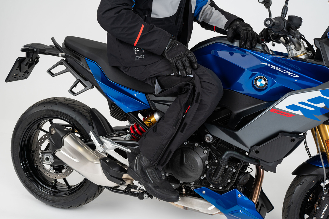 Текстилен мото панталон SHIMA ALPHA BLACK