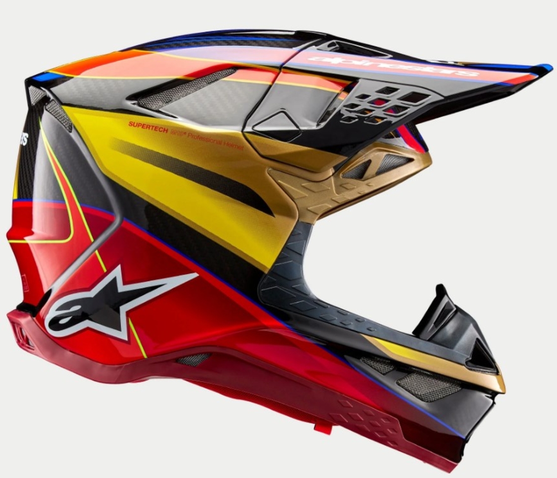 Мотокрос каска ALPINESTARS SM10 ERA GOLD