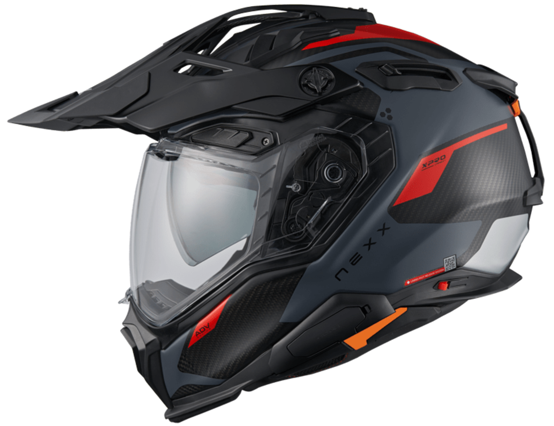 Адвенчър каска NEXX X.WED3 KEYO GRAY RED MATT