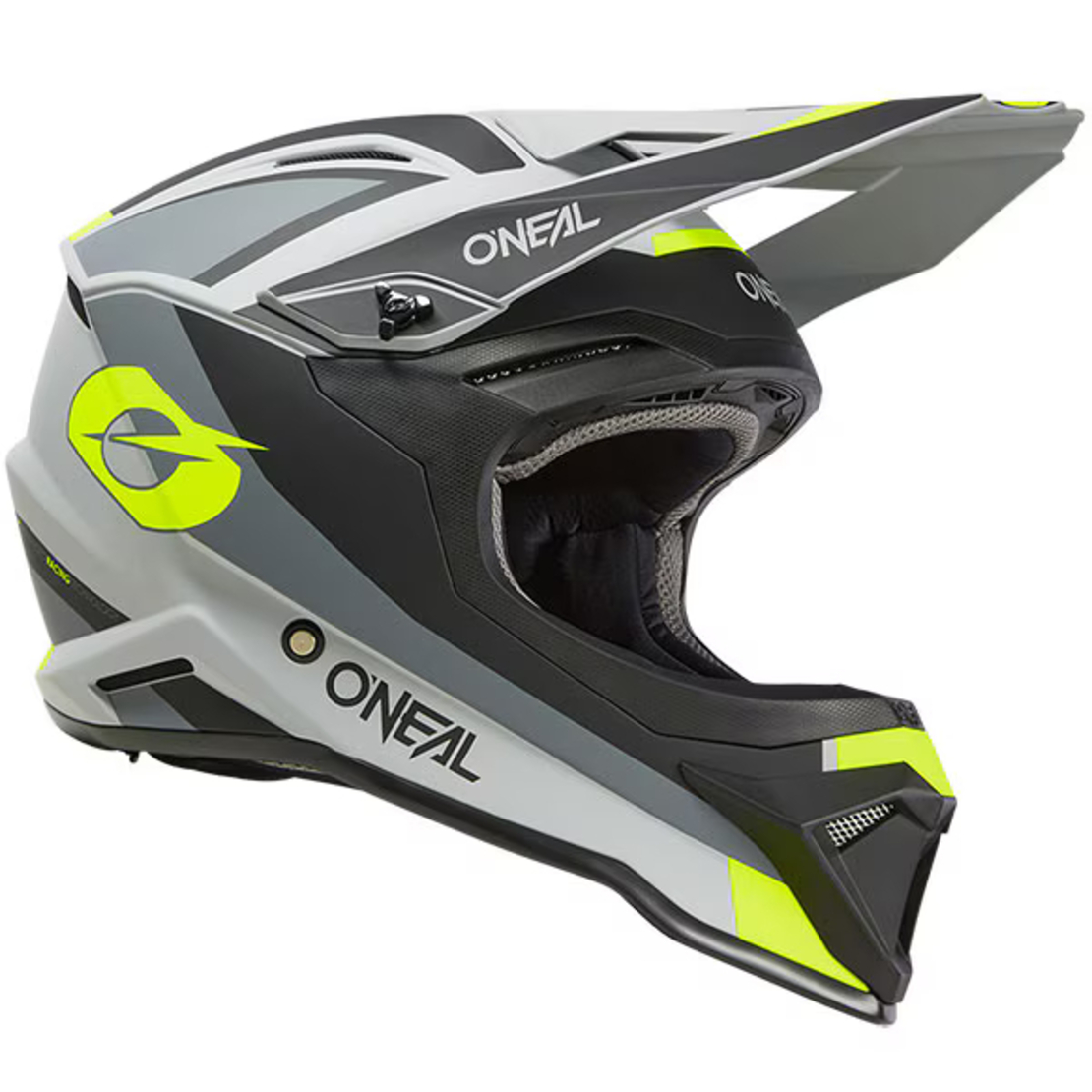 Каска O'NEAL 1SERIES STREAM BLACK/NEON YELLOW V.24