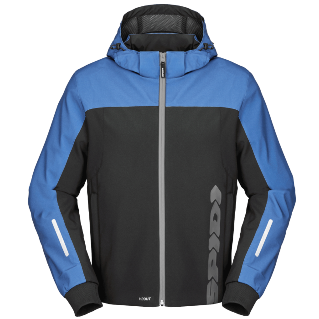 Текстилно мото яке SPIDI HOODIE H2OUT II BLACK/BLUE