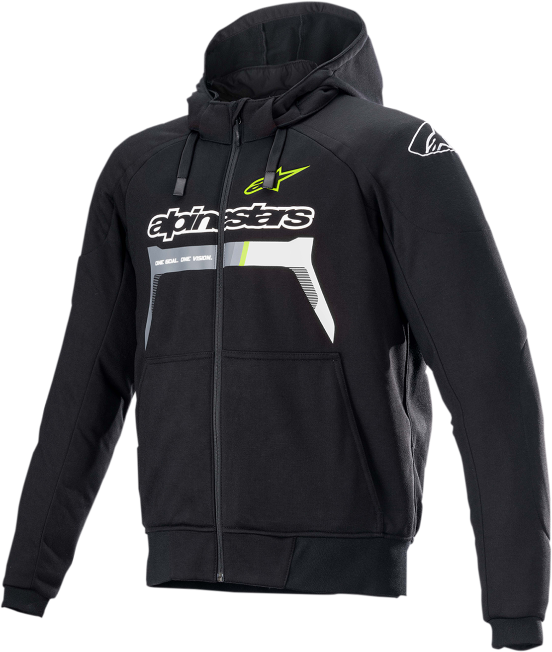 Мото суичър ALPINESTARS Chrome Sport BLACK/YELLOW