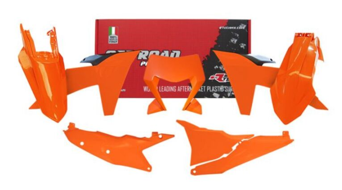 Комплект пластмаси RACETECH Plastic Kit 6 pcs KTM EXC 2024 (Orange/Black)