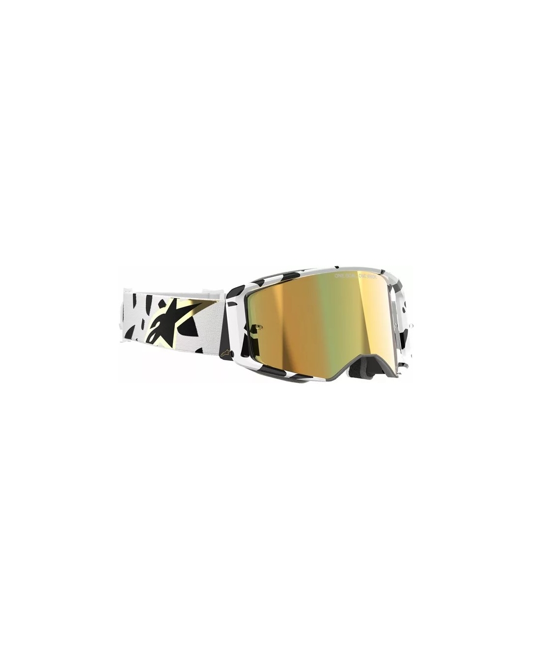 Мотокрос очила ALPINESTARS SUPERTECH CORP WHT/GLD MIRROR-GLD