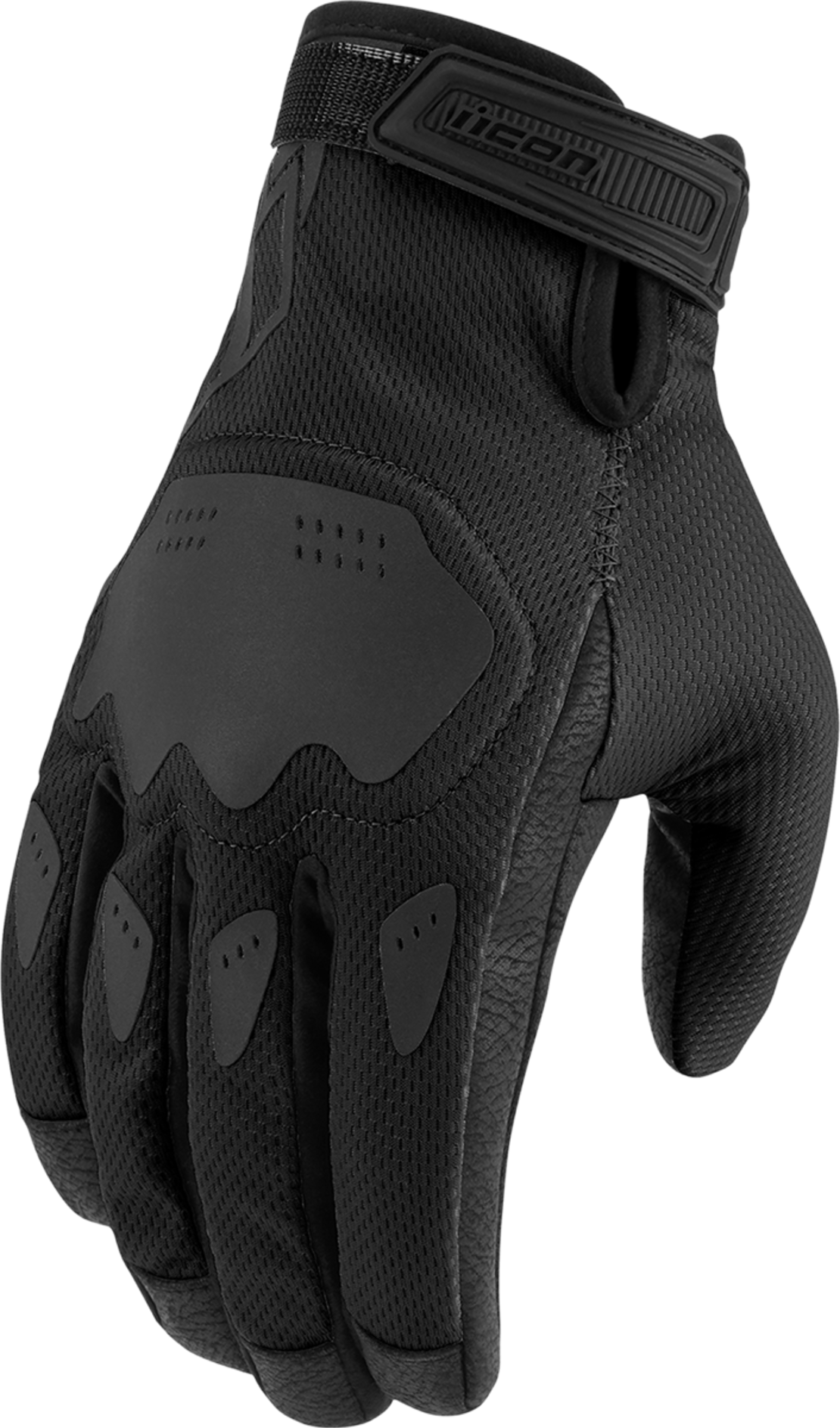 Дамски мото ръкавици ICON HOOLIGAN CE - BLACK