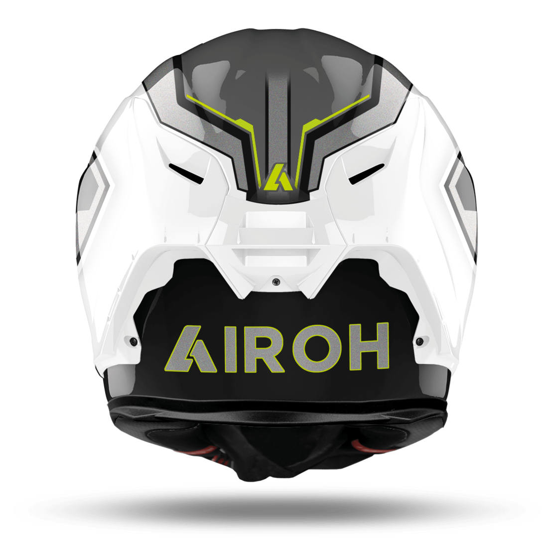 КАСКА AIROH GP550 S RUSH WHITE/YELLOW